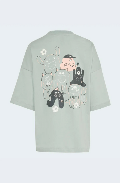 ADIDAS TIRO_NSTER T-SHIRT SET GREEN BAMBINO