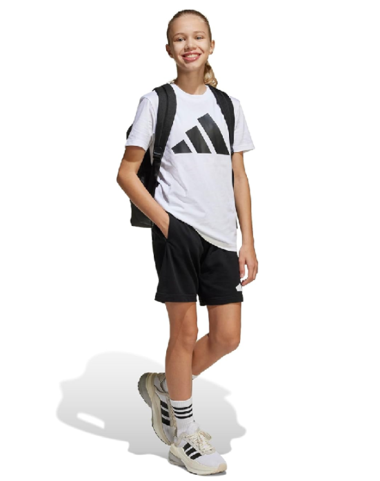 adidas essentials set white & blacke bambino