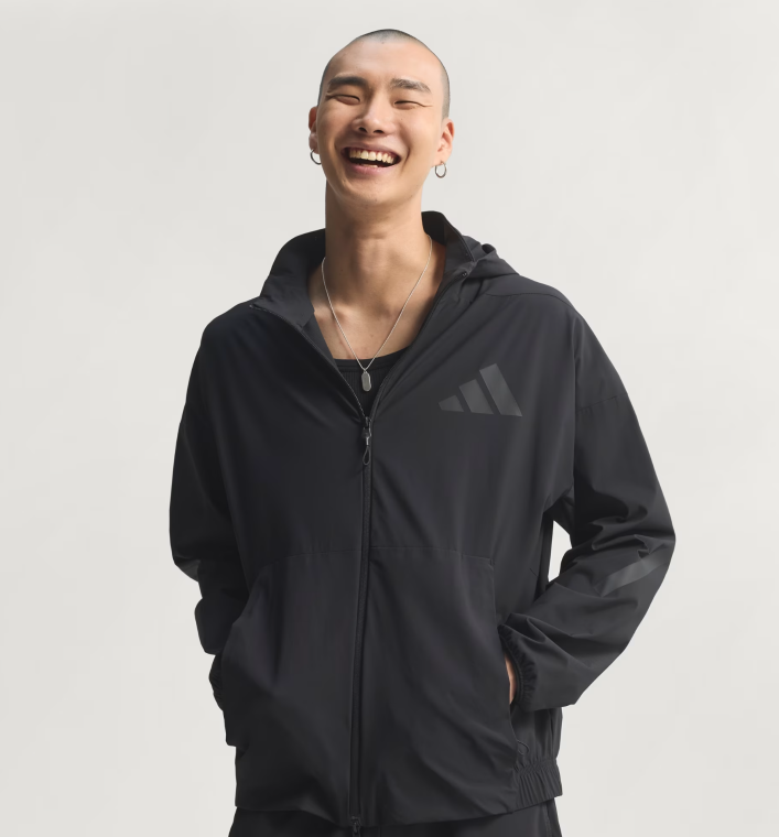 adidas z.n.e. giacca micro nero uomo