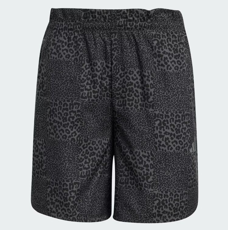 nero short future icons allover printed donna