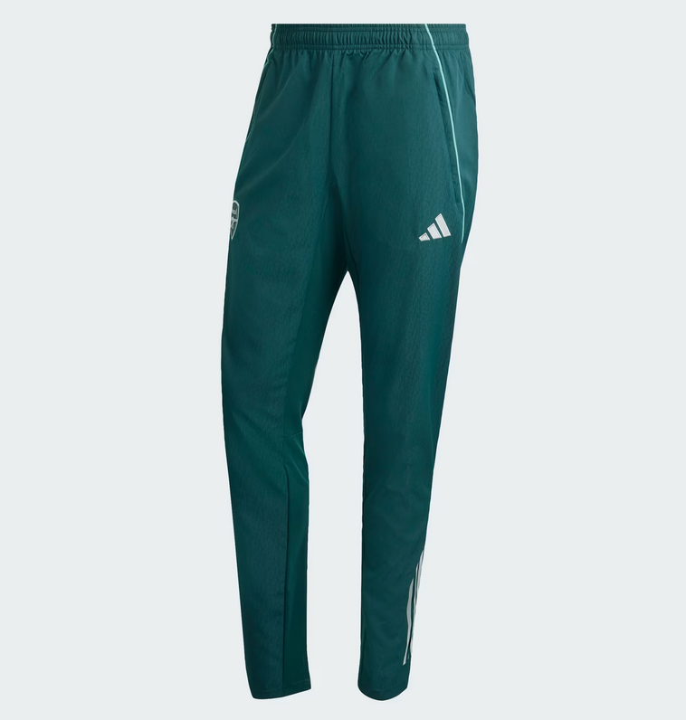 adidas pantaloni da rappresentanza tiro 25 competition arsenal fc verde uomo