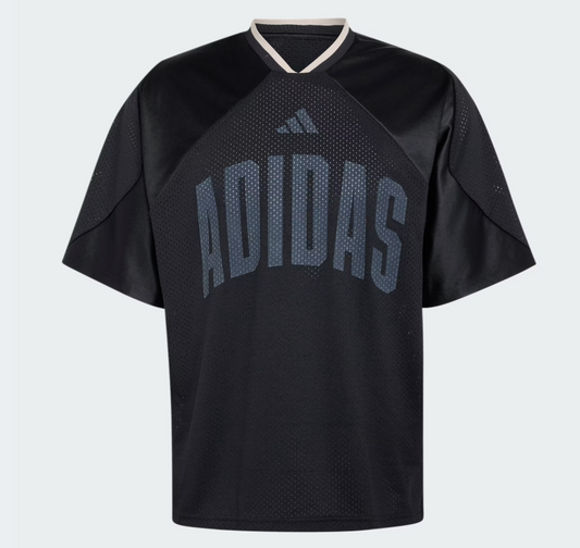 Adidas-Nero Maglietta Stadium Graphic Mesh uomo