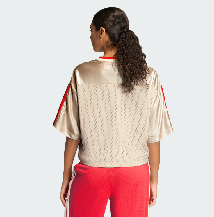 adidas stadium mesh t-shirt beige donna
