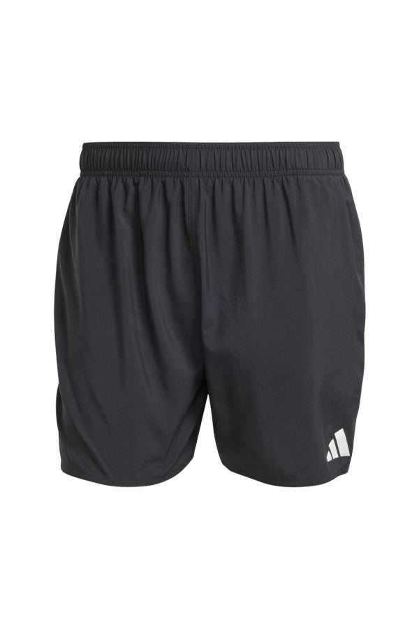 adidas short nuoto nero logo bianco uomo