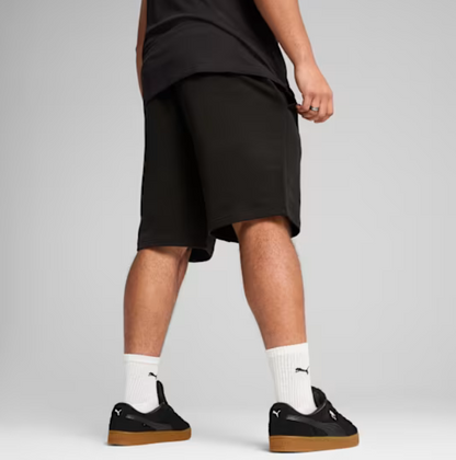 Puma Shorts con logo Essentials nero da uomo