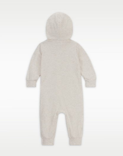 Nike Baby Essentials Baby Hooded Coverall-BEIGE bambini