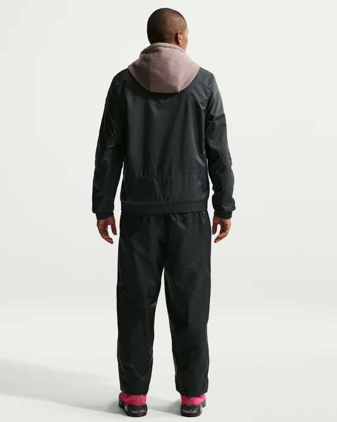 nike tuta in tessuto nero uomo