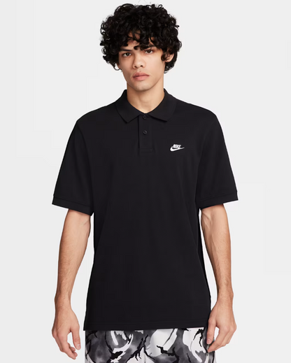 Nike Polo-Sportwear Club-Nero uomo