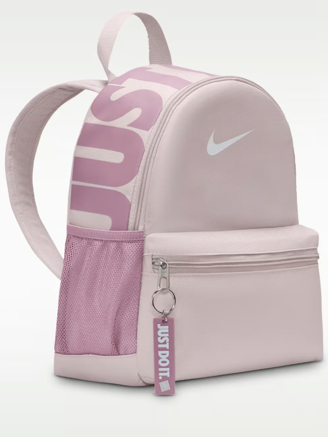 nike brasilia jdi kids' mini backpack rosa bambina