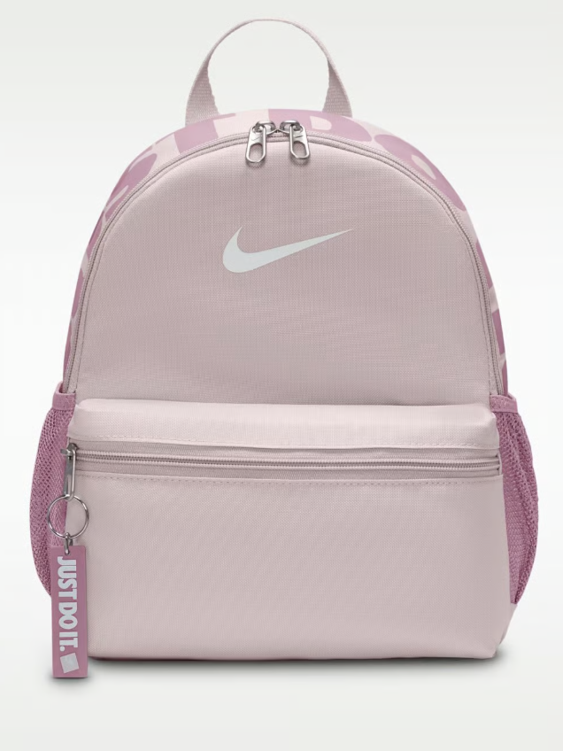 nike brasilia jdi kids' mini backpack rosa bambina