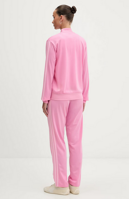 Adidas Tuta 3 Strips Rosa Barbie donna