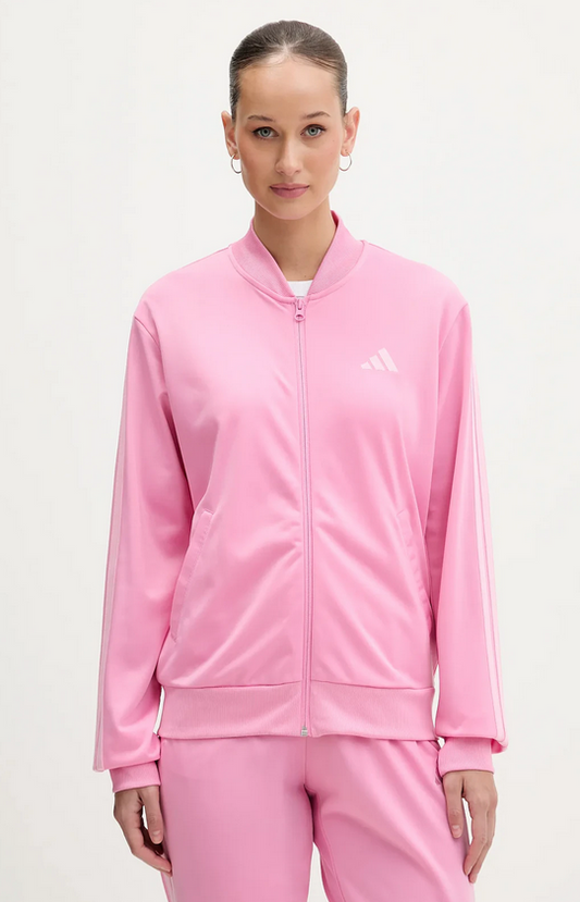 Adidas Tuta 3 Strips Rosa Barbie donna