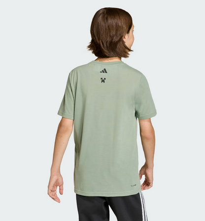 ADIDAS MINECRAFT  T-SHIRT DA ALLENAMENTO bambino