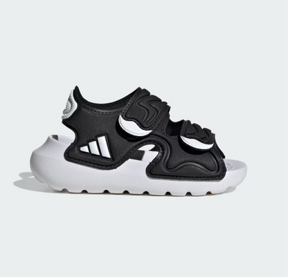 Adidas I Sandali Altaswim 3 Bianco e nero bambino