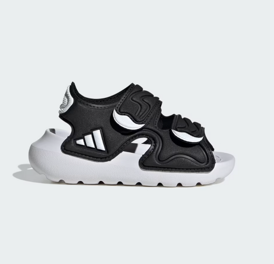 Adidas I Sandali Altaswim 3 Bianco e nero bambino