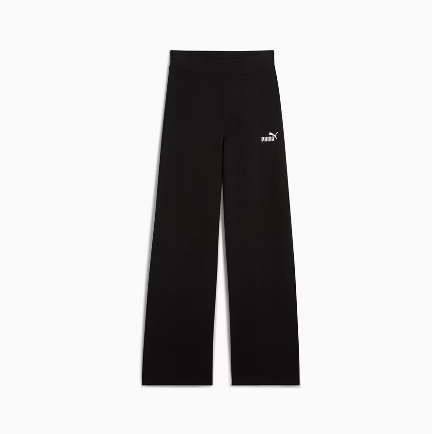 puma leggings a vita alta con logo ess n. 1 nero donna