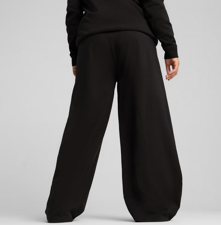 puma leggings a vita alta con logo ess n. 1 nero donna