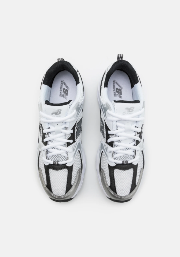 new balance 530 black/white