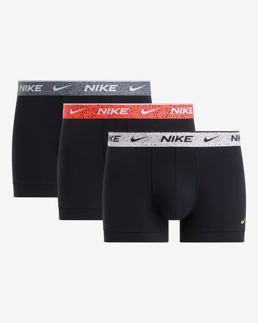 NIKE BOXER ESSENTIAL COTTON BLACK-WHITE/BRT CRMSN/GRY-CNFTT