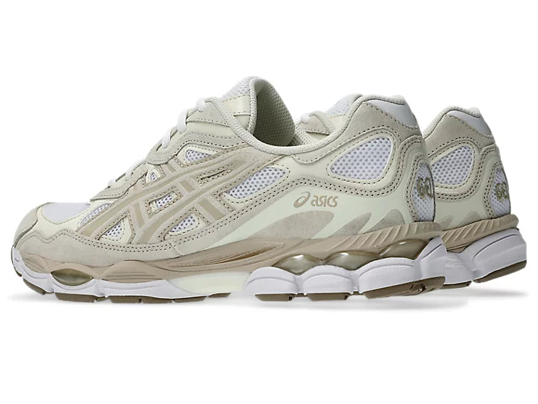 asics gel nyc white/feather grey donna