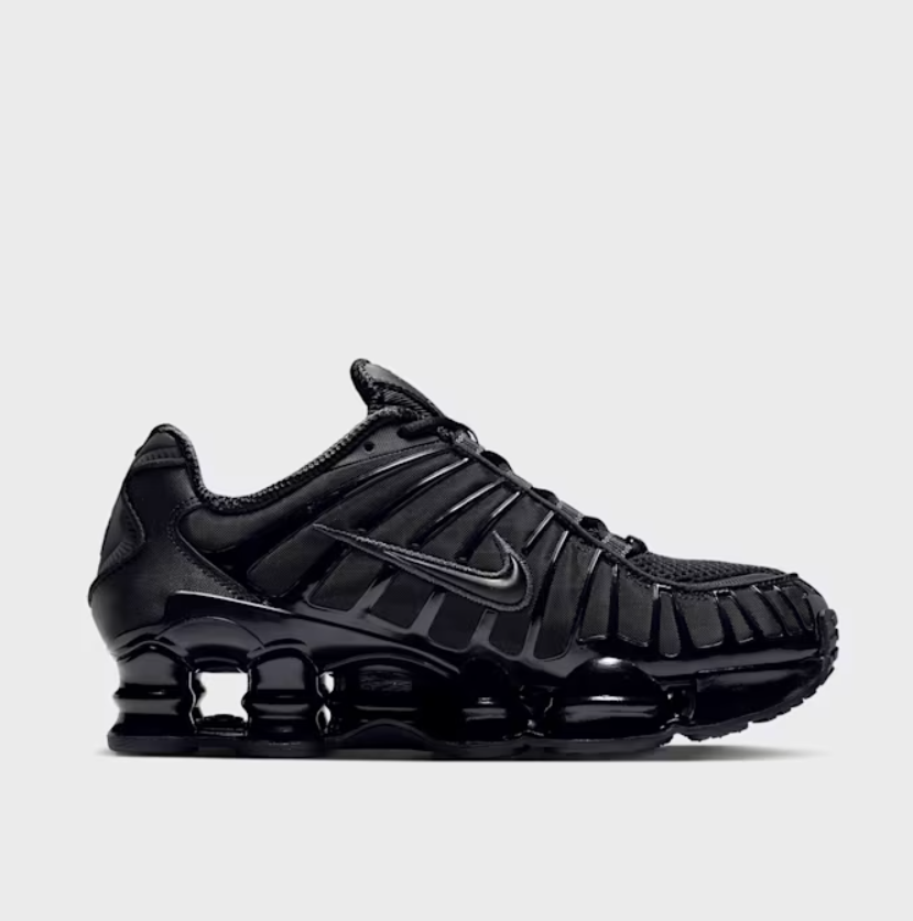 nike shox tl black uomo