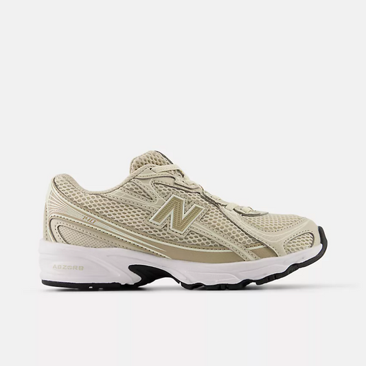 New Balance 740 Bungee Lace Beige-Bianco bambino