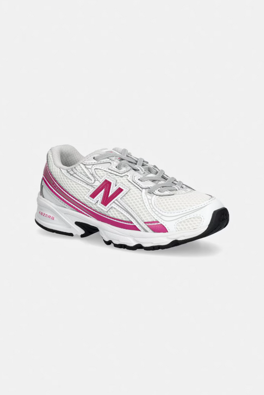 New Balance 740 Bungee Lace Rosa-Bianco bambina