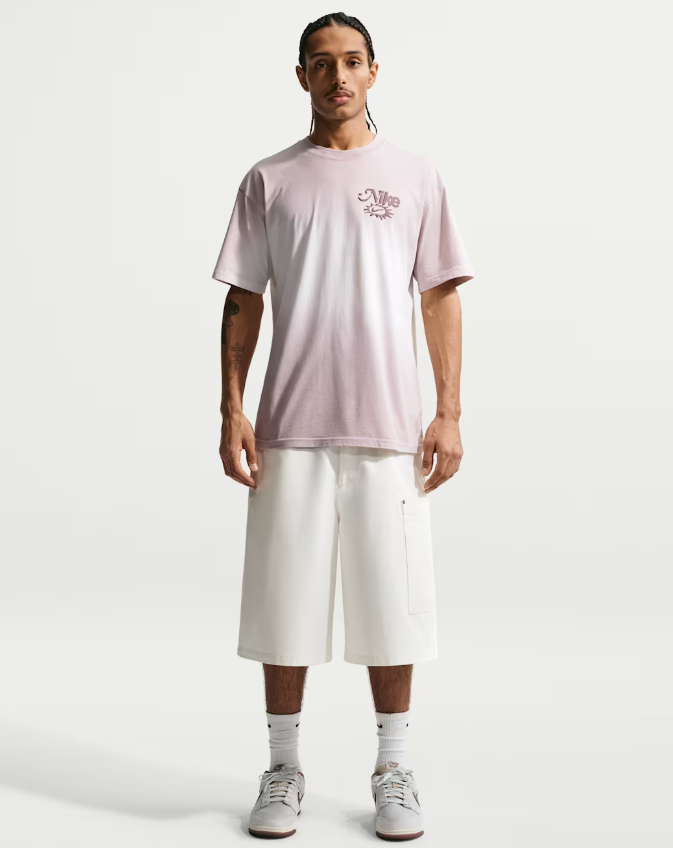nike sportswear t-shirt - sail/moon particle uomo