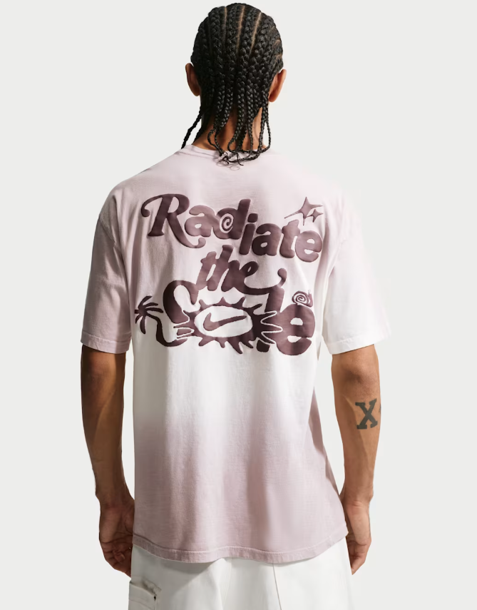 nike sportswear t-shirt - sail/moon particle uomo