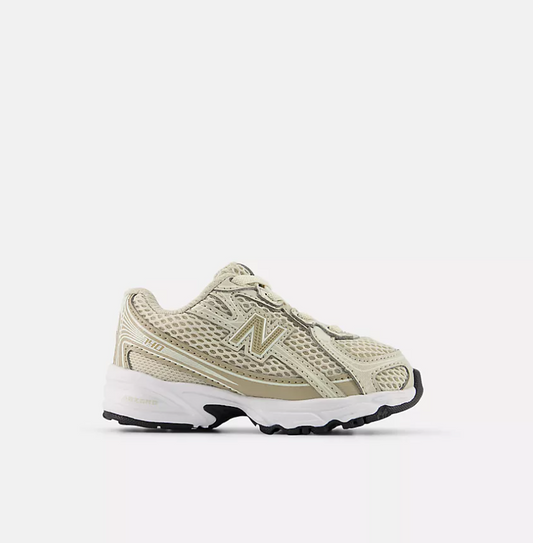 New Balance 740 Bungee Lace Beige-Bianco bambino