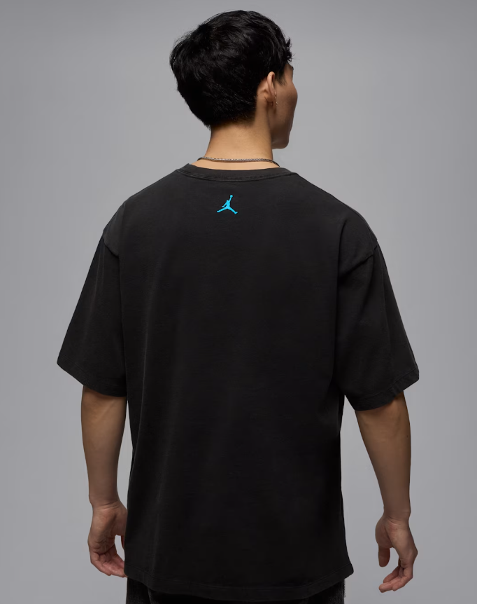jordan flight essentials men's graphic t-shirt-nero uomo