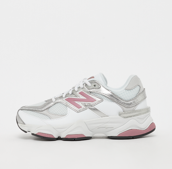 new balance 9060 white/rosewood donna