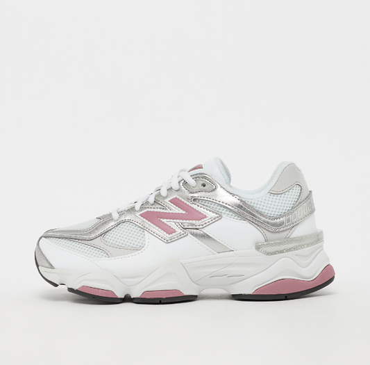 New Balance 9060 White/Rosewood donna