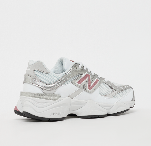 new balance 9060 white/rosewood donna