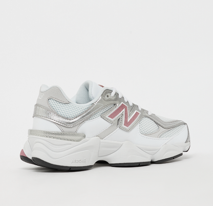 New Balance 9060 White/Rosewood donna