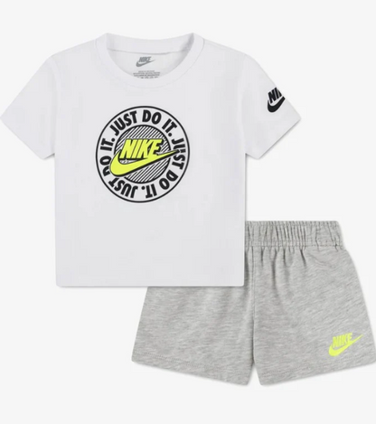 NIKE SB NSW FT SHORT SET WHITE/GREY