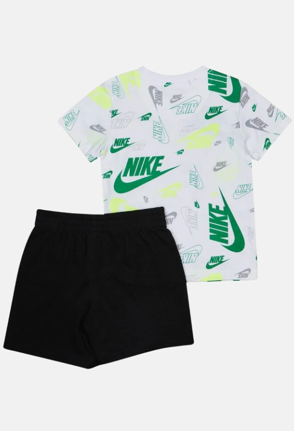 nike n nsw aop lt wt ft short green