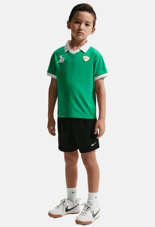 NIKE SHORT SET GOAL MODE GREEN/BLACK BAMBINO