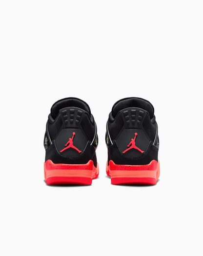 Jordan 4 Retro Black Infrared Barely Volt (GS)