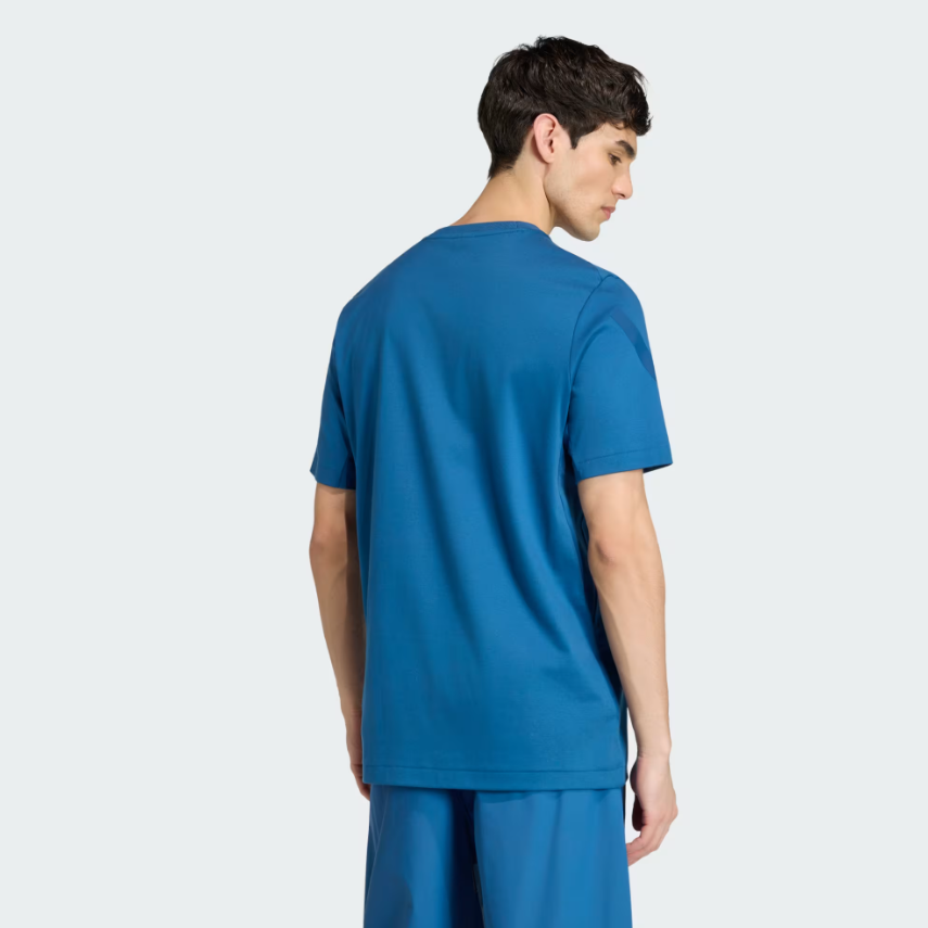 adidas t-shirt z.n.e. wove-dusky petrol uomo