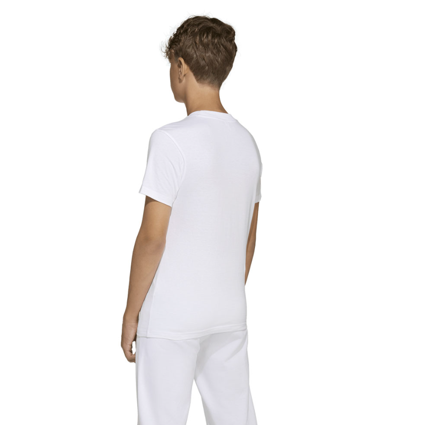 adidas t-shirt in jersey white ragazzo