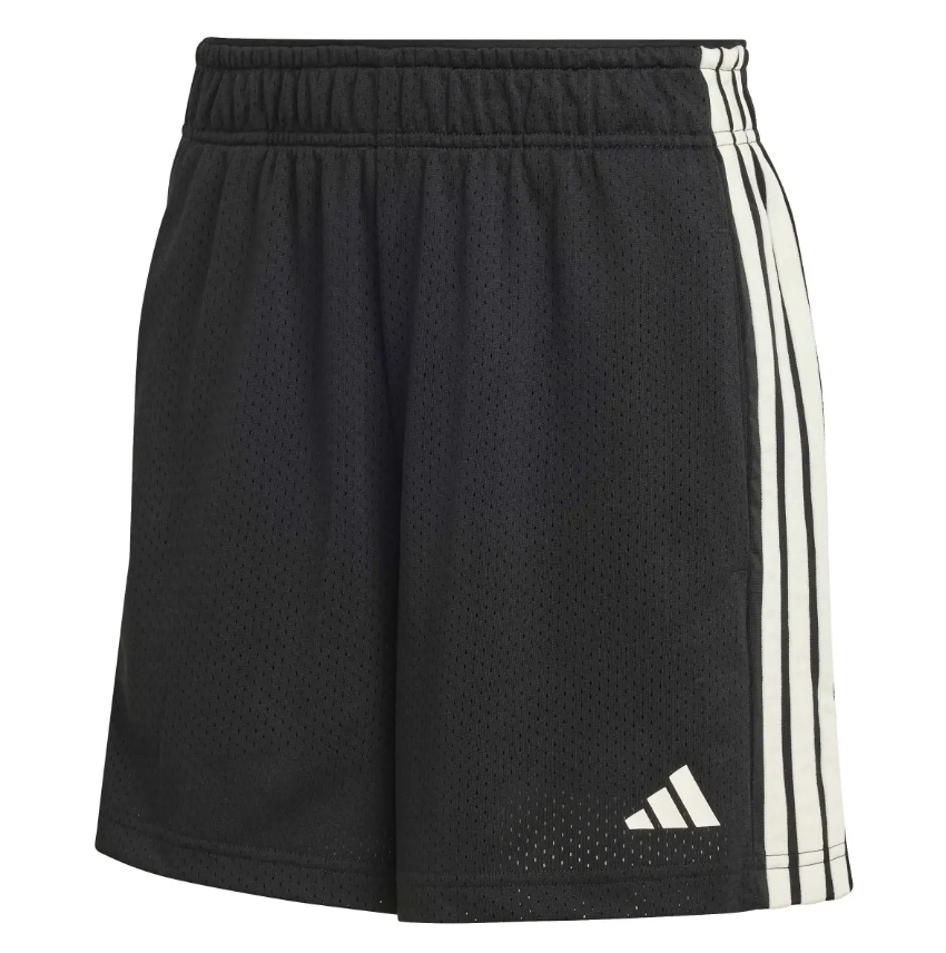 adidas -bermuda mesch nero-3strips oro donna