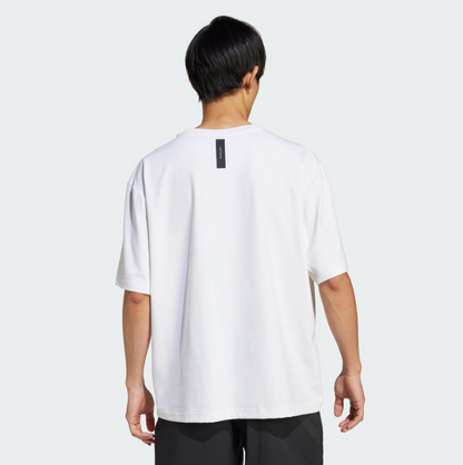 adidas Z.N.E. Loose-Fit Tee White uomo