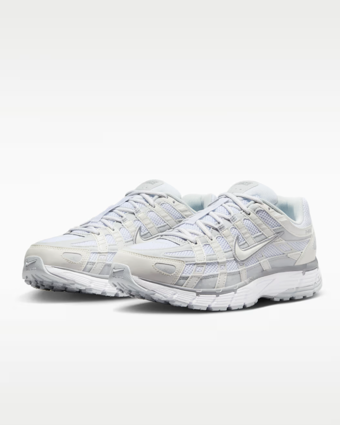 nike p-6000 metallic-white donna