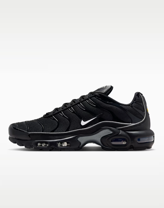 nike air max plus og black reflective men's -