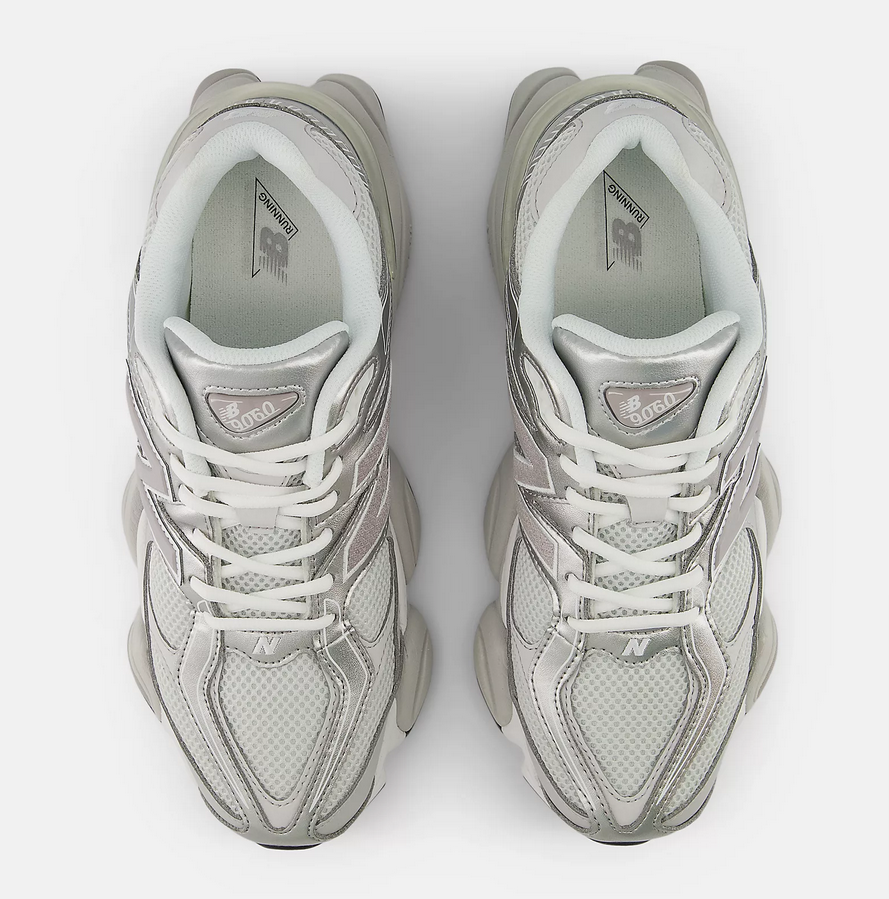 new balance 9060 grigio-argento donna