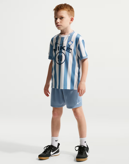 NIKE SPORTSWEAR GOAL MODE AZZURRO-BIANCO SET BAMBINO