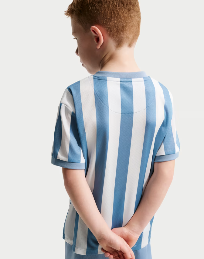 nike sportswear goal mode azzurro-bianco set bambino