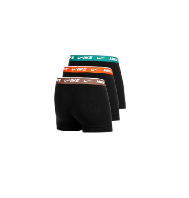nike essential cotton stretch trunk boxer 3 pack verde-arancione-marrone