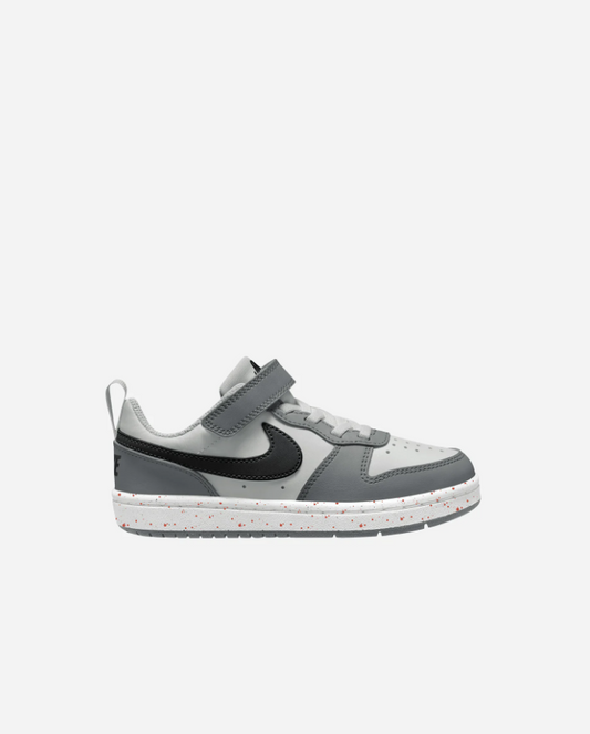 NIKE COURT BOROUGH LOW RECRAFT GREY BAMBINO